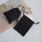 Black Drawstring Pouch