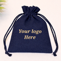 Navy Blue Potli Cotton