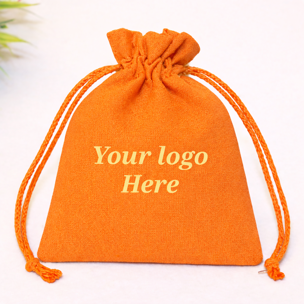Orange Potli Cotton