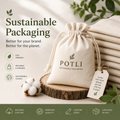 Premium Cotton Packaging That Makes Your Brand Look Expensive (145gsm)|Custom Logo Printing  | MOQ Starts at 50  | Free Shipping Across India