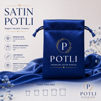 ROYAL BLUE SATIN POTLI – PREMIUM PACKAGING FOR BRANDS