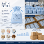 SATIN POTLI – PREMIUM PACKAGING FOR BRANDS (Sky Blue)