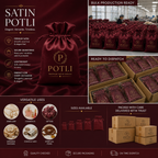 MAROON SATIN POTLI – PREMIUM PACKAGING FOR BRANDS