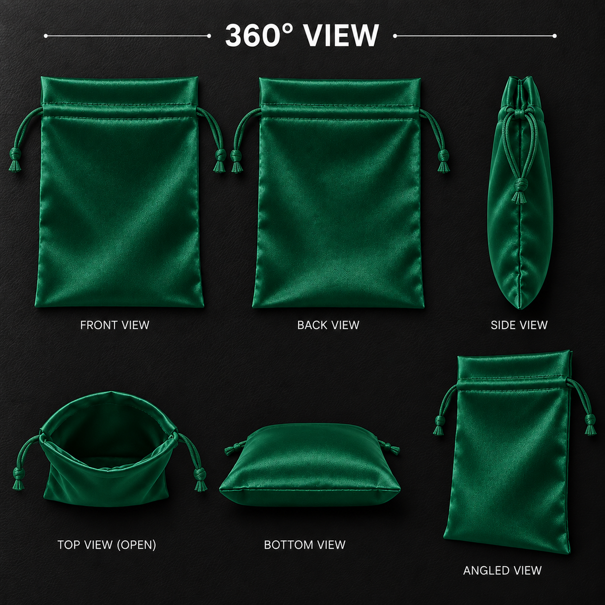 GREEN SATIN POTLI – PREMIUM PACKAGING FOR BRANDS