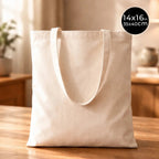 14x16 Inch Cotton Tote Bag | 150 GSM