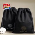 Black Drawstring Pouch (10pc Pack)
