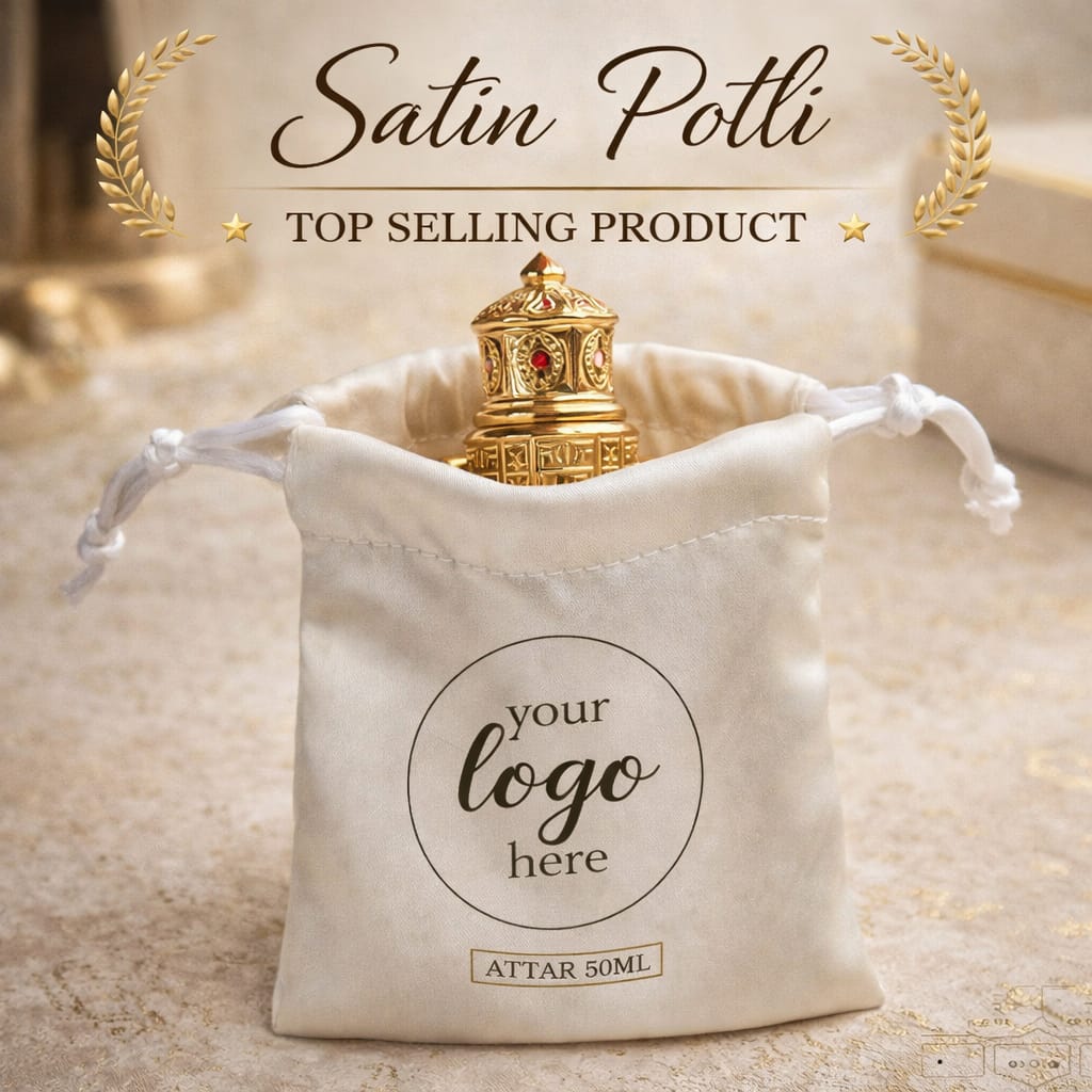 SATIN POTLI – PREMIUM PACKAGING FOR BRANDS (Off White)