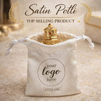 SATIN POTLI – PREMIUM PACKAGING FOR BRANDS (Off White)
