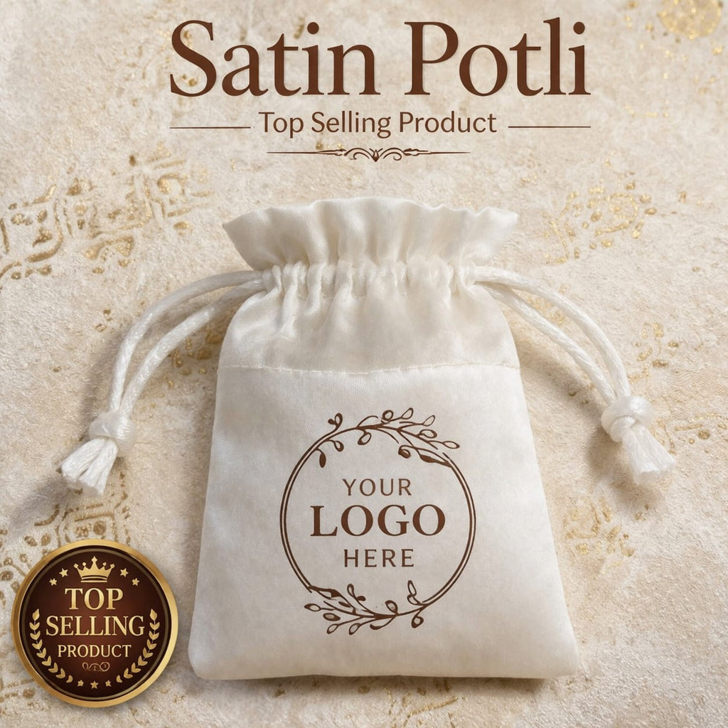 SATIN POTLI – PREMIUM PACKAGING FOR BRANDS (Off White)